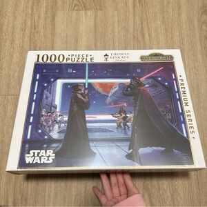 Thomas Kinkade Star Wars 1000-Piece Puzzle - Blue and Black